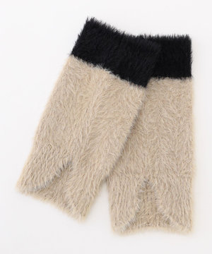 【洗える】ファー レッグウォーマー