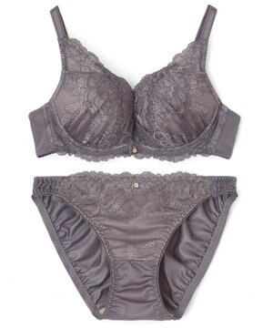  【northerly bra フィットシリーズ 谷間メイク】 カシュクールレースモールド ブラジャー＆ショーツSet B～Fカップ