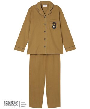  MADE WITH PEANUTS 【綿100％】ハイゲージ天竺パジャマ