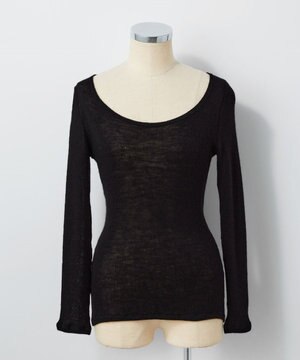  〈大草直子さんアドバイザー〉ロイヤルベビーアルパカ針抜きスムスインナートップス