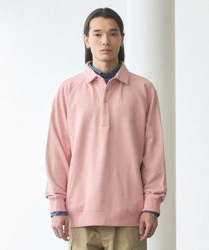  【UNISEX】ラガータイプラグラン 裏毛トレーナー