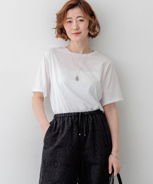 【見上愛さん着用/CanCam掲載】シアーコンフォート クルーネック Tシャツ