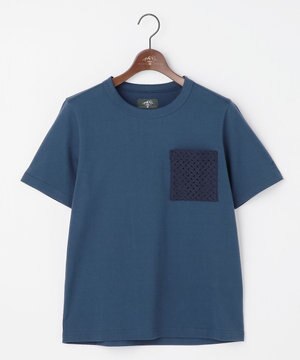 【ゆったり】プレーティング天竺ポケットアウトドア Tシャツ