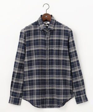  【オーガニックコットン】ビッグチェック フランネルシャツ