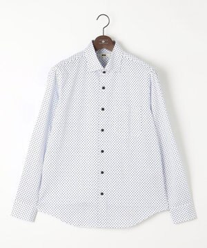  【キングサイズ・快適な着心地・イージーケア】コンパクトジャージープリント シ ャツ