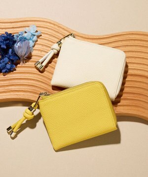 【新色追加】【TREASURE TOPKAPI】シュリンクレザー Lファスナー ミニ 財布