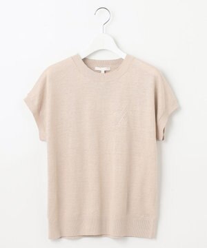 【洗える】リネンファインゲージ ニット