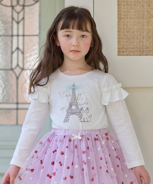  フレンチモチーフ 長袖 Tシャツ