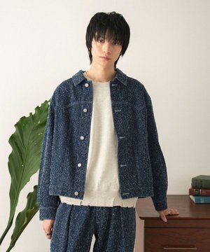  ネップデニムジャケット