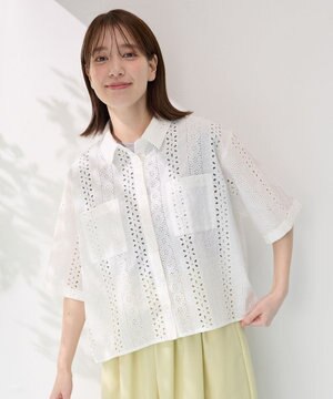  エンブロイダリーシャツ