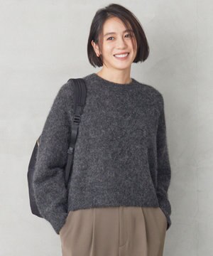  アルパカミドルゲージ ニット