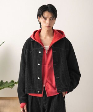  ネップデニムジャケット
