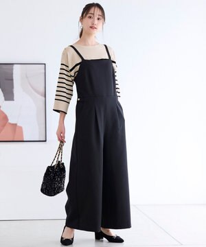  【洗える】オールインワン サロペット