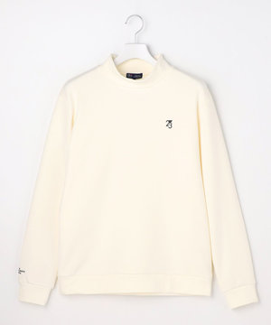  【MEN】ストレッチ裏フリースモックネック