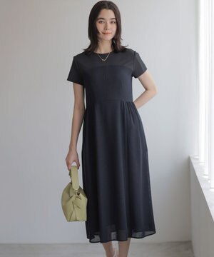  メランジレノクロス ドッキングワンピース