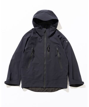 【ストレッチ/撥水/防水素材/イタリア素材/ライナードッキング対応】マウンテンシェル パーカー
