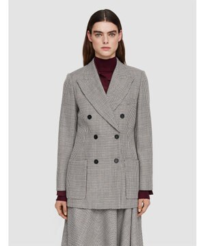  フルイドムリネ　ダブルブレステッドジャケット