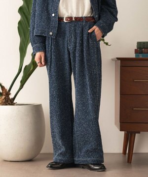  ネップデニムバギーパンツ