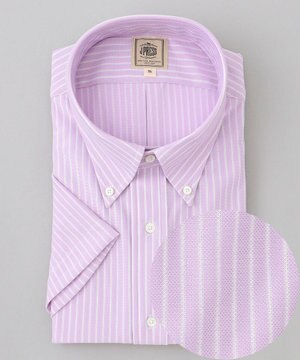  【KING SIZE】【J.PRESS OXFORD JERSEY】カノコインレイストライプ パッチポケットシャツ / B.D.