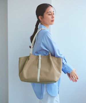  【TREASURE TOPKAPI】ナイロン センターベルト トートバッグ　A4 / 軽量 / 肩掛け