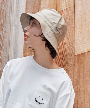 【洗える・抗菌・UVカット】PS Paul Smith Happy バケットハット