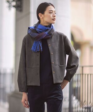  【洗える】スエードダンボール  ジャケット