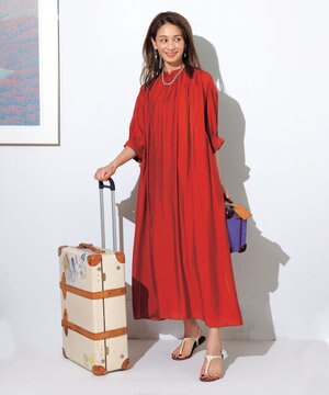  【撥水】ヴィンテージライク ワンピース