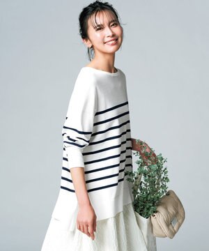  マイビューティニット ボートネック