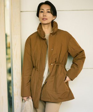  【カタログ掲載】マイクロタッサーダウンスタンドカラー コート