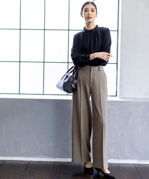 ビューティサーモ2WAYストレッチ ワイドパンツ