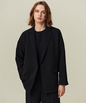 ウォッシャブル ダブルクロス ジャケット