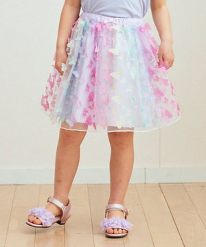  レインボー チュール スカート