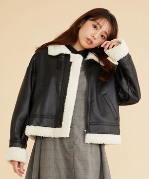  【古畑星夏さん着用】ボアフライト ジャケット