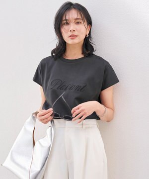 【新色追加】BEAUTY FORM-Tコットン ロゴフレンチT