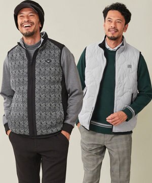  両面使える【MEN】リバーシブル ダウンベスト