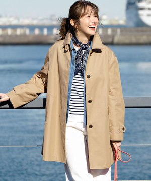  エアータンブラー TCギャバジン ステンカラー コート