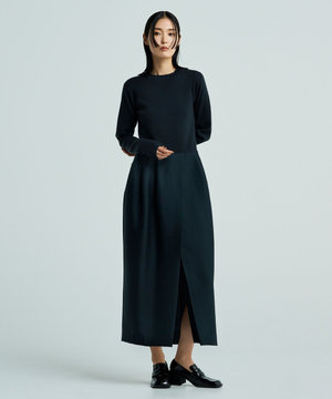 ニット コンビ ワンピース(uncrave WHITE)