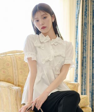  【鈴木ゆうかさん着用】BOUNCY RIBBON ブラウス