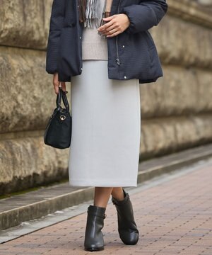  【WEB限定カラーあり・洗える】ダンボール ナロー スカート