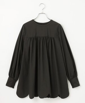  【ANSWER for 神戸エレガンス】スカラップヘムチュニックブラウス