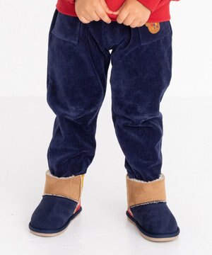  【80-120cm】 ストレッチニット コーデュロイパンツ