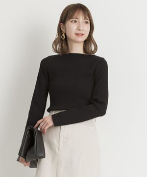 【洗える】オーガニックコットンリブ カットソー