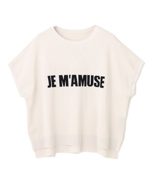 スゴ機能美 ロゴフレンチスリーブ ニット