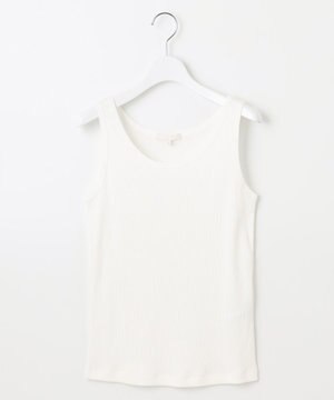  【カタログ掲載・洗える】ソフトリブテレコ タンクトップ