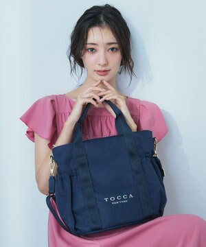 【WEB＆一部店舗限定・撥水・環境にやさしい素材】SANA SIDEPOCKET TOTE トートバッグ