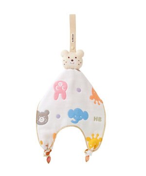  6重織ガーゼ　マスコットラトル