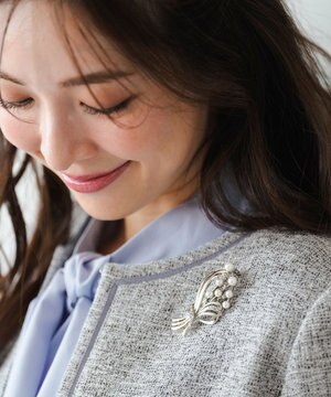  ブーケ ブローチ