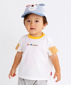  【70-110cm】 ショルダーベア 半袖Tシャツ