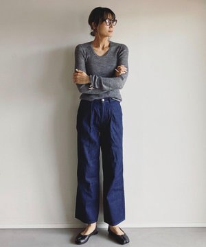  ＜坪田あさみさんコラボ＞EMMA エマ デニムパンツ