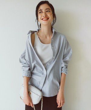 【CLASSY.2月号掲載/洗える】CANCLINI ベーシック シャツ